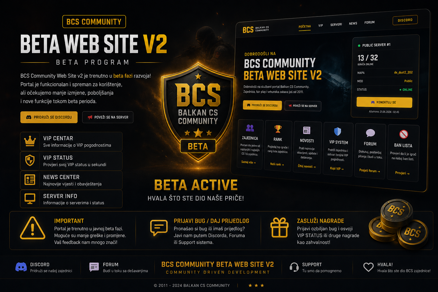 BCS Community Web Site V2 public beta poster